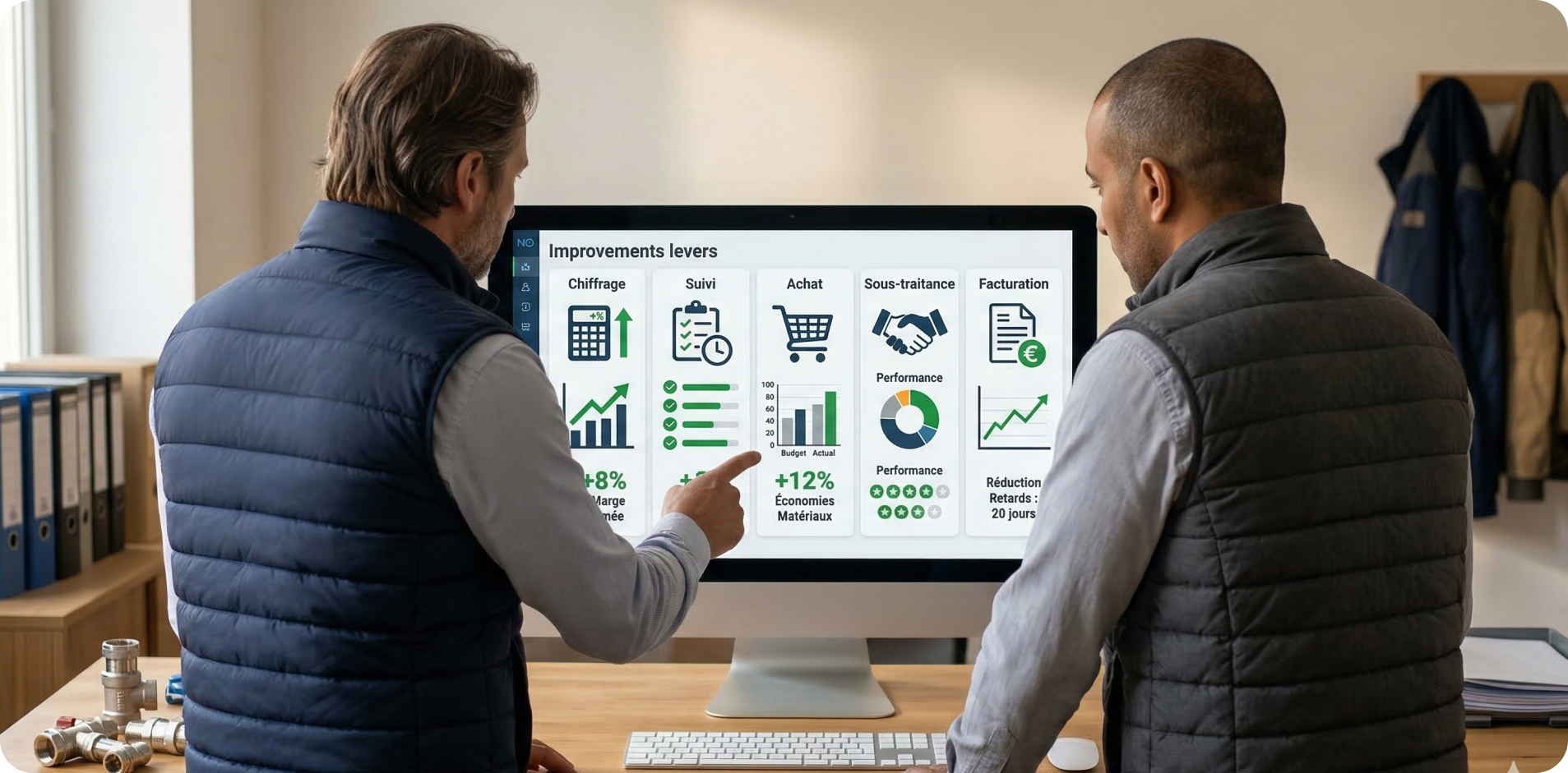 5 actions qui ajoutent 3 à 5 points de marge à vos chantiers