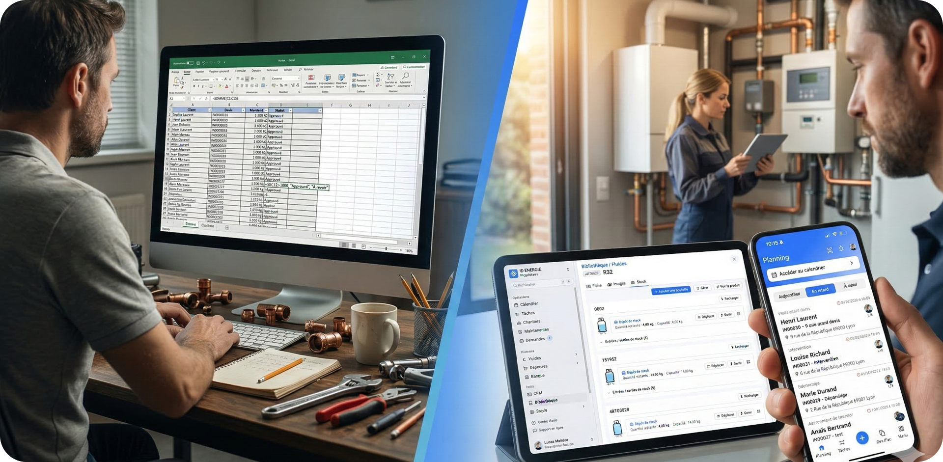 Excel vs logiciel suivi chantier : le vrai comparatif
