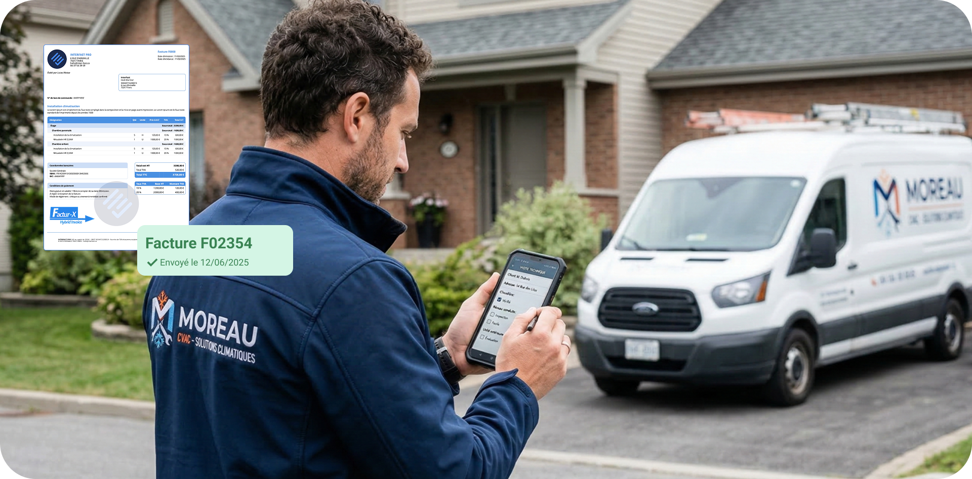 Format Factur-X : facture PDF avec données structurées pour la facturation électronique