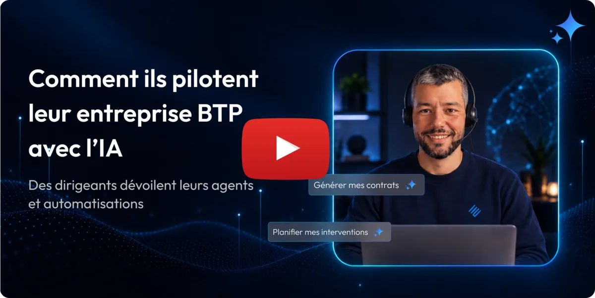 Miniature du live InterFast : « Comment ils pilotent leur entreprise BTP avec l'IA », avec Hedi Marinier devant son ordinateur